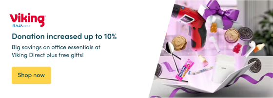 Big savings on office essentials at Viking Direct plus free gifts!