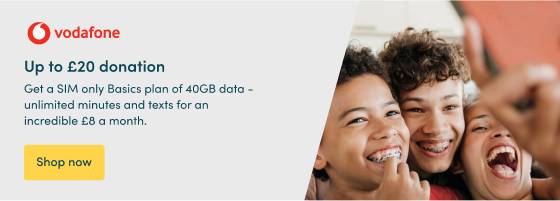 Get a SIM only Basics plan of 40GB data - unlimited minutes and texts for an incredible £8 a month.