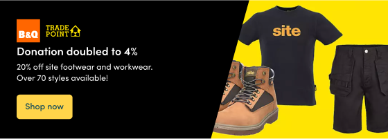 20% off site footwear and workwear. Over 70 styles available!