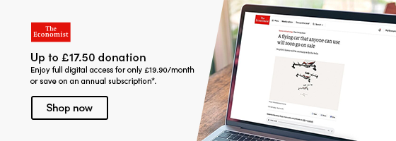 Enjoy full digital access for only £19.90/month or save on an annual subscription*.  Up to £17.50 donation  Shop now
