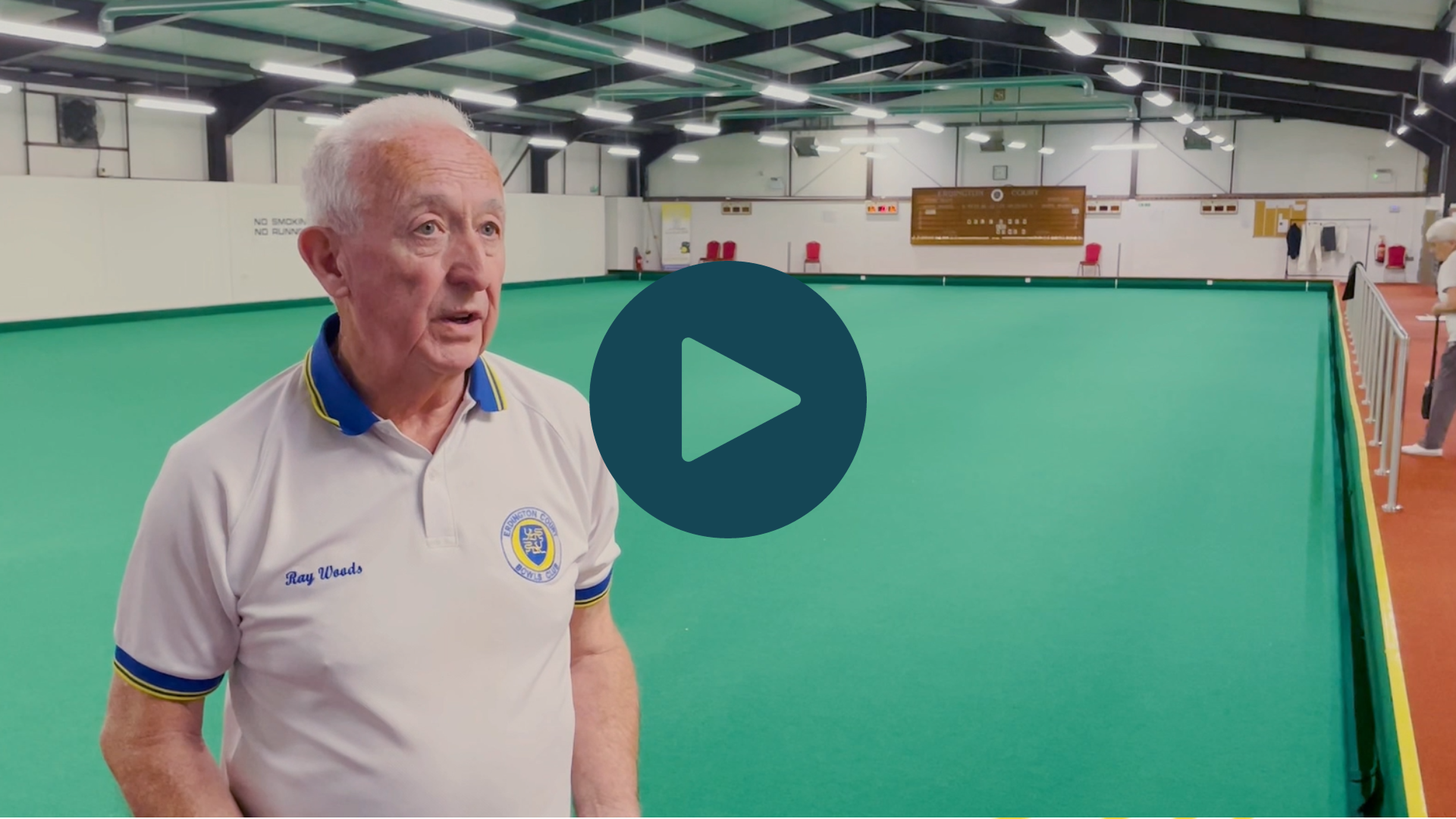 Ray Woods of Erdington Court Bowls Club