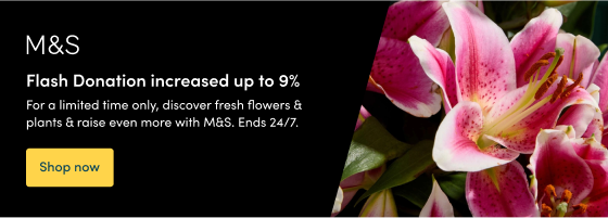 For a limited time only, discover fresh flowers & plants & raise even more with M&S. Ends 24/7.