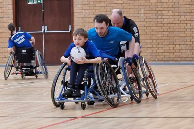 Cardiff Blue Dragons Wheelchair Rugby on easyfundraising