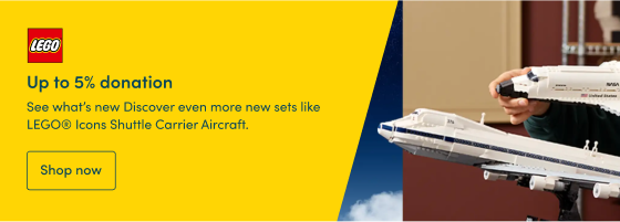 See what’s new Discover even more new sets like LEGO® Icons Shuttle Carrier Aircraft.