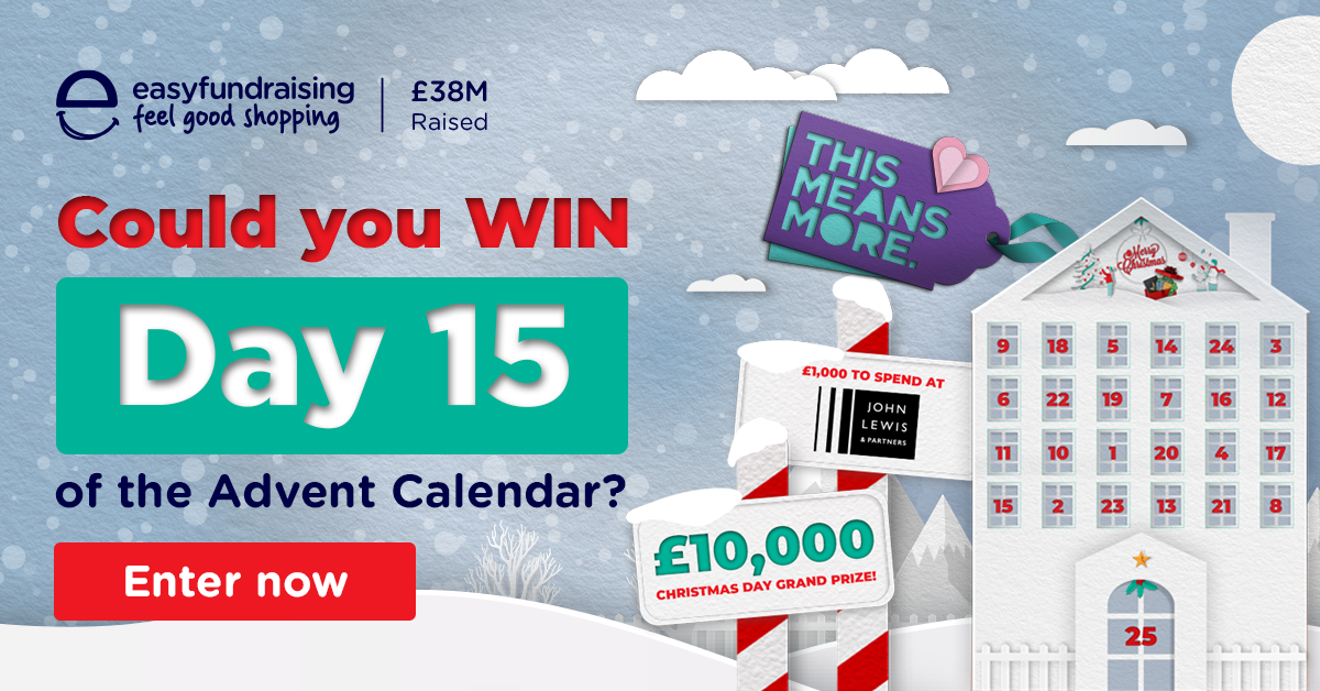 Christmas Advent Calendar Day 15 easyfundraising