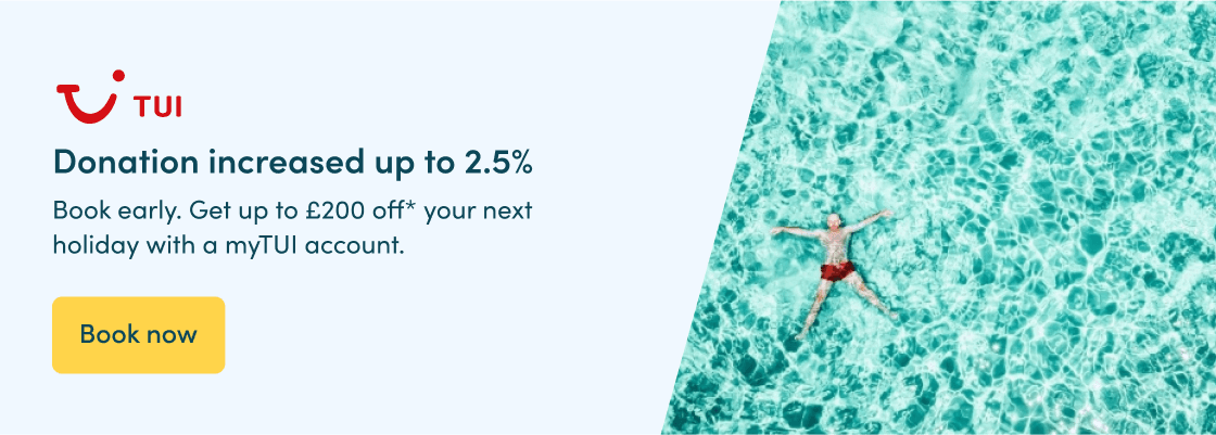 Book early. Get up to £200 off* your next holiday with a myTUI account.
