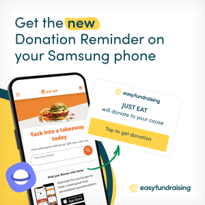 Donation Reminder on Samsung image