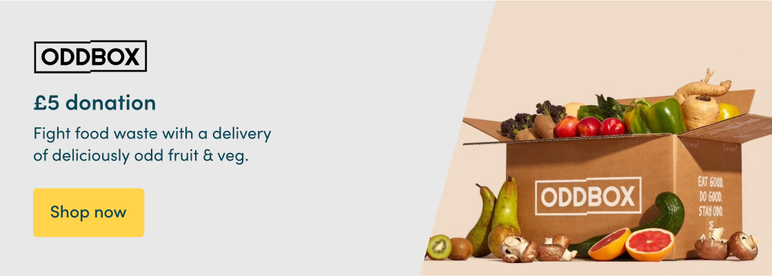 Fight food waste with a delivery of deliciously odd fruit & veg.