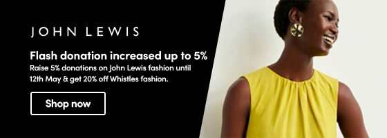 New season Fashion is here. Shop the John Lewis trending collection now.  Donation tripled up to 3%
