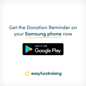 Donation Reminder on Samsung image