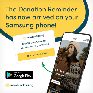 Donation Reminder on Samsung image