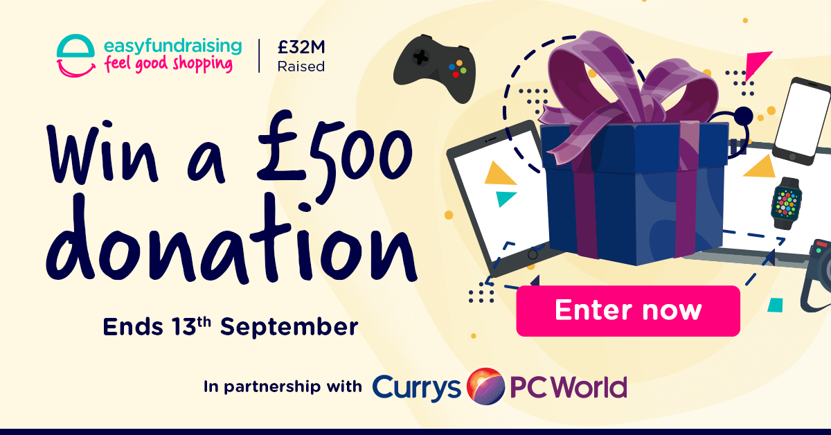 Currys PC World Giveaway easyfundraising