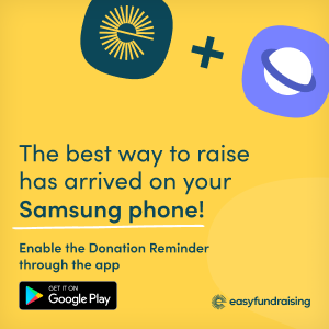 Donation Reminder on Samsung image