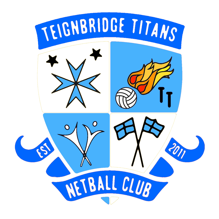 Teignbridge Titans Netball Club Fundraising logo