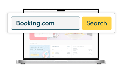 Search for Booking.com​
