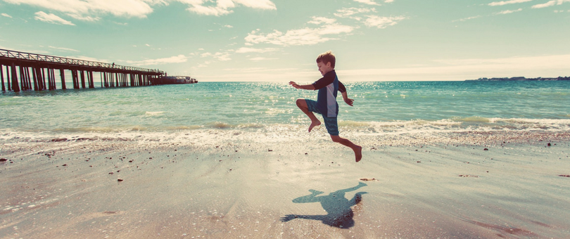 Boy on beach